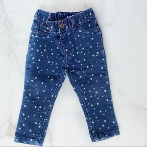 Girl Star-Filled Jeans, WonderKids, 12 months